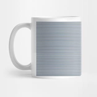 Thin Navy Stripes Mug